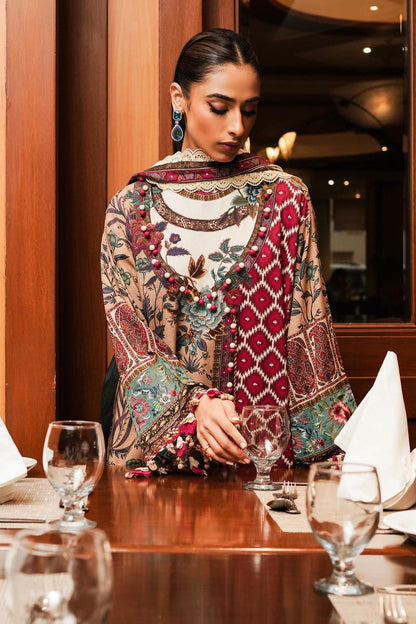 Muzlin By Sana Safinaz Stitched 3 Piece-Winter Collection