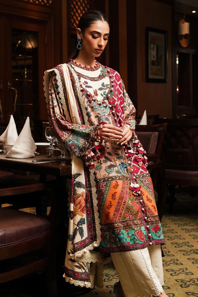 Muzlin By Sana Safinaz Stitched 3 Piece-Winter Collection