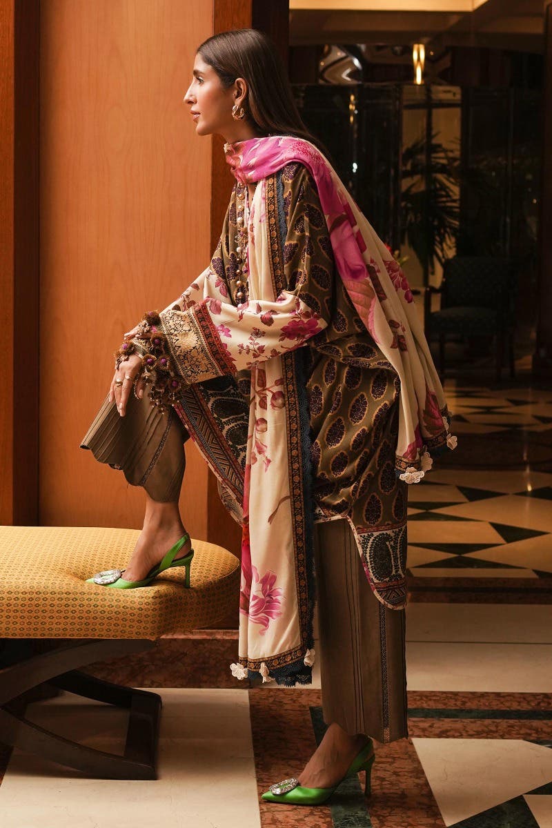 Muzlin By Sana Safinaz Stitched 3 Piece-Winter Collection