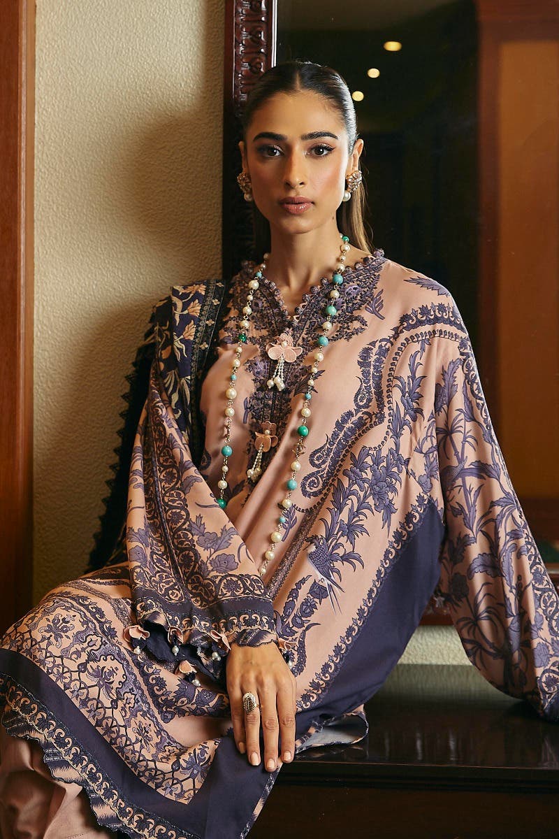 Muzlin By Sana Safinaz Stitched 3 Piece-Winter Collection