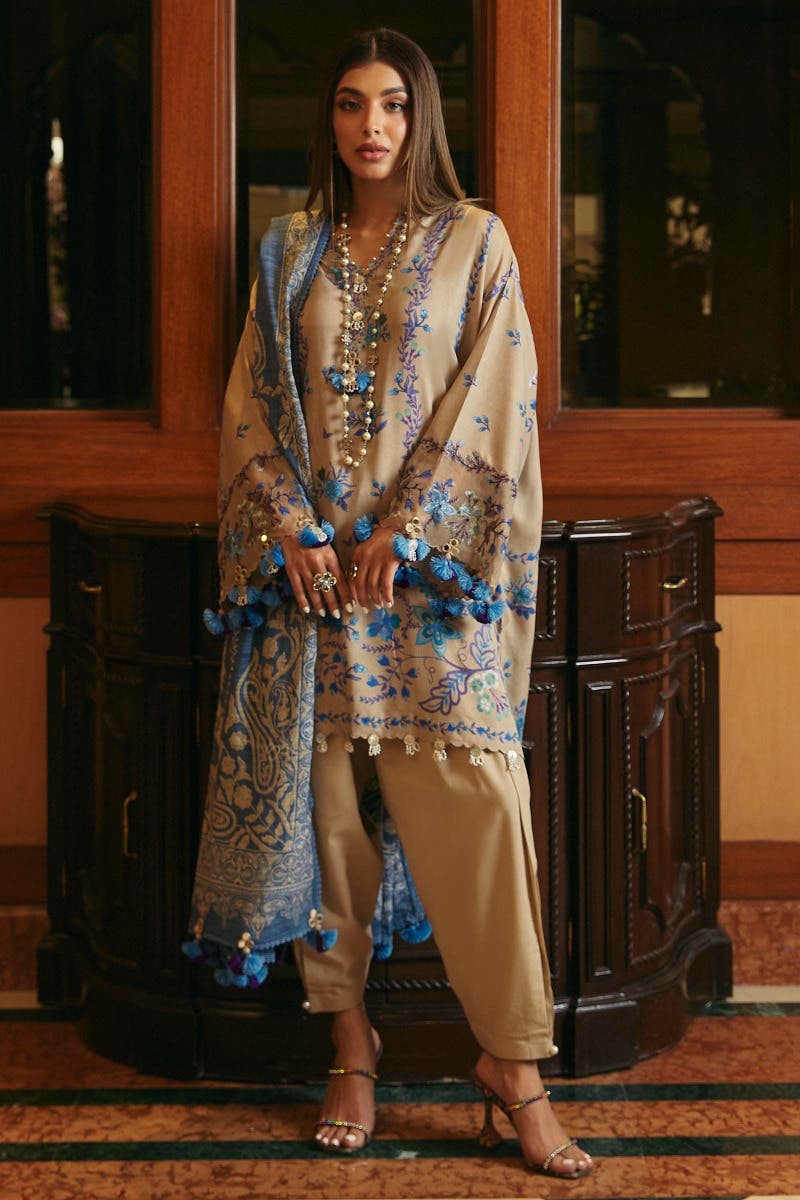 Muzlin By Sana Safinaz Stitched 3 Piece-Winter Collection