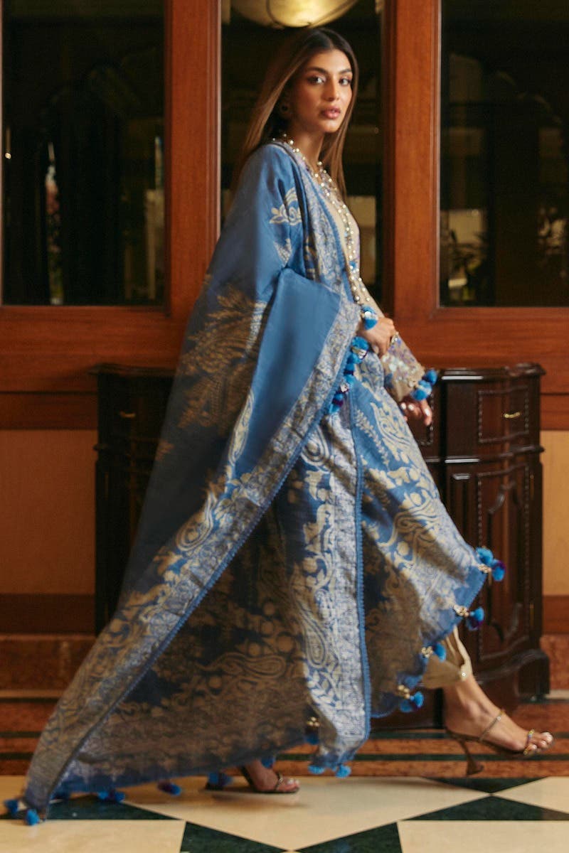Muzlin By Sana Safinaz Stitched 3 Piece-Winter Collection