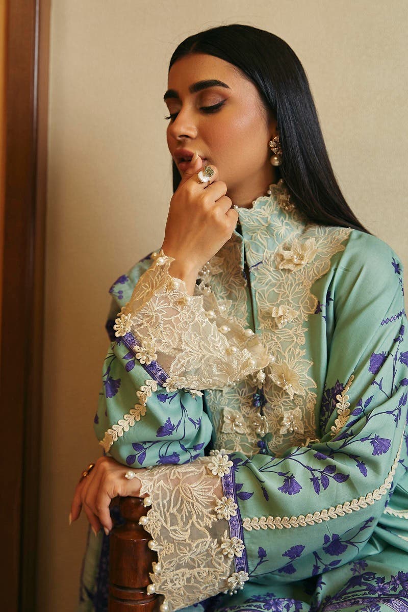 Muzlin By Sana Safinaz Stitched 3 Piece-Winter Collection