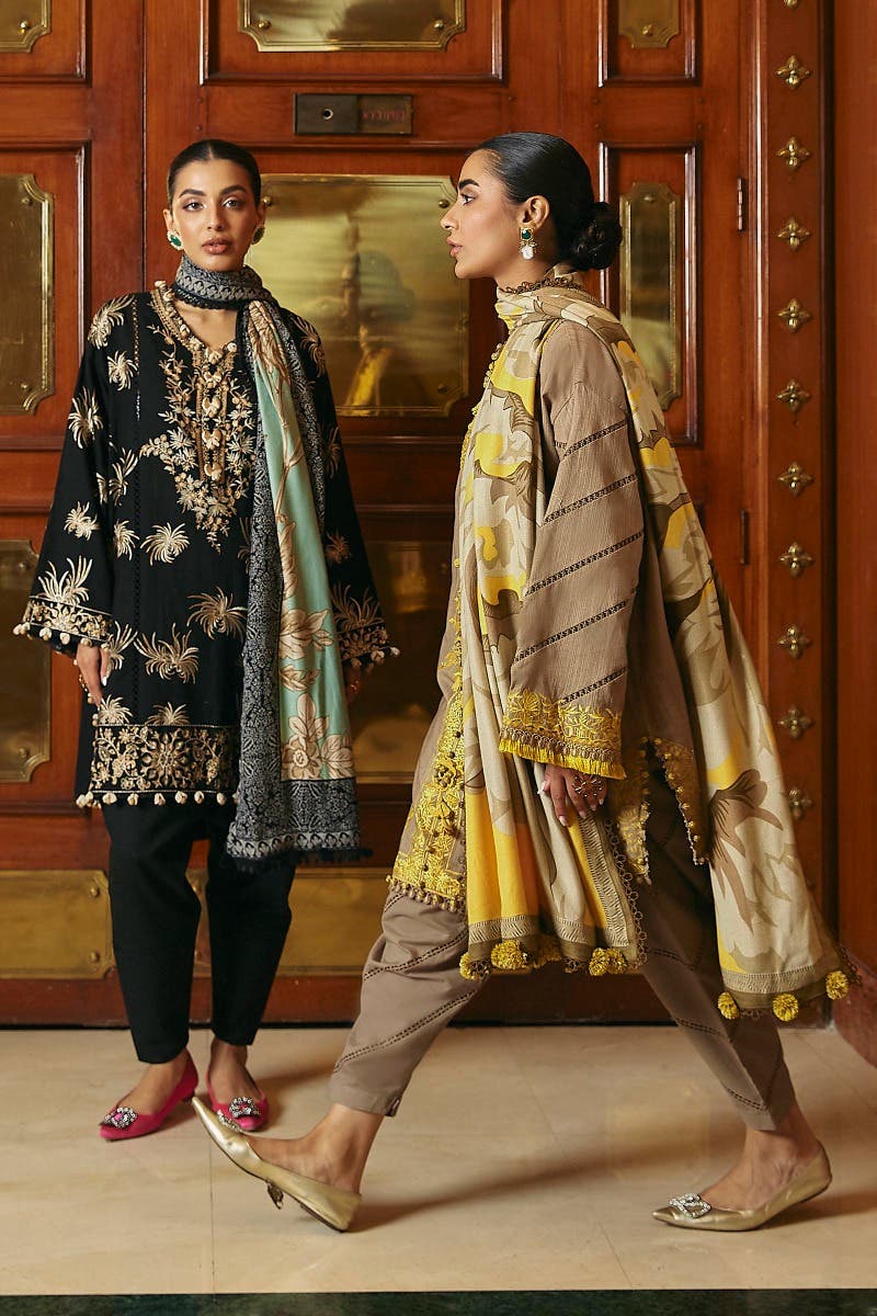Muzlin By Sana Safinaz Stitched 3 Piece-Winter Collection