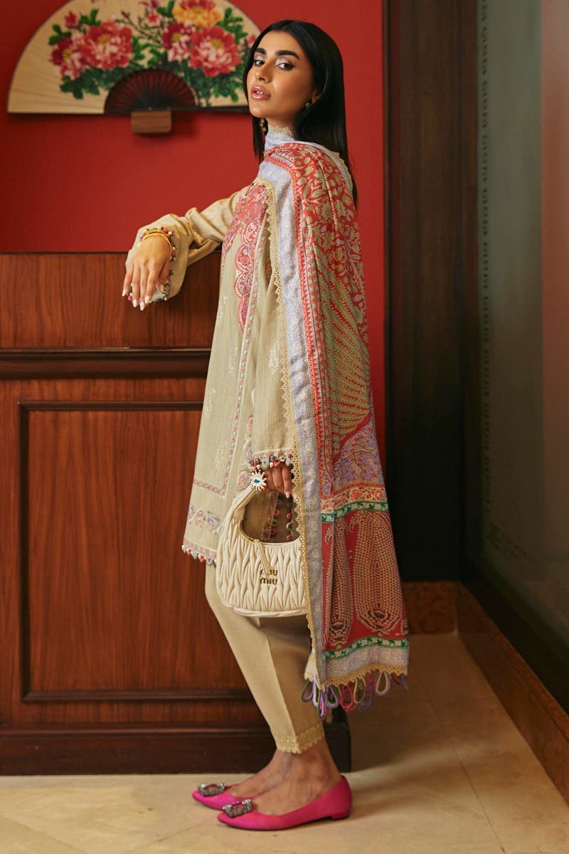 Muzlin By Sana Safinaz Stitched 3 Piece-Winter Collection
