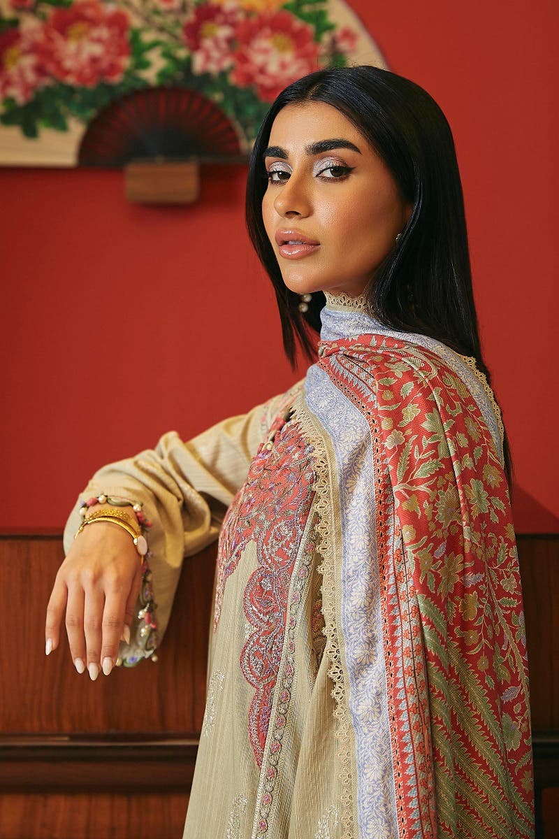 Muzlin By Sana Safinaz Stitched 3 Piece-Winter Collection
