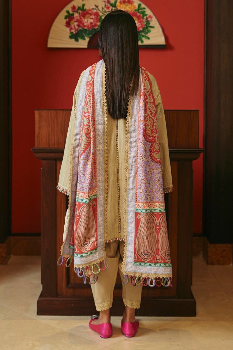 Muzlin By Sana Safinaz Stitched 3 Piece-Winter Collection