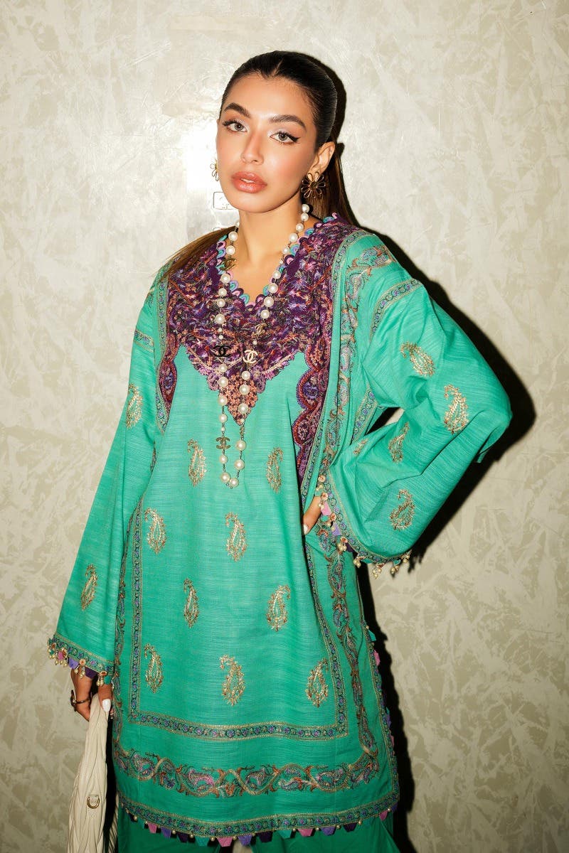Muzlin By Sana Safinaz Stitched 3 Piece-Winter Collection