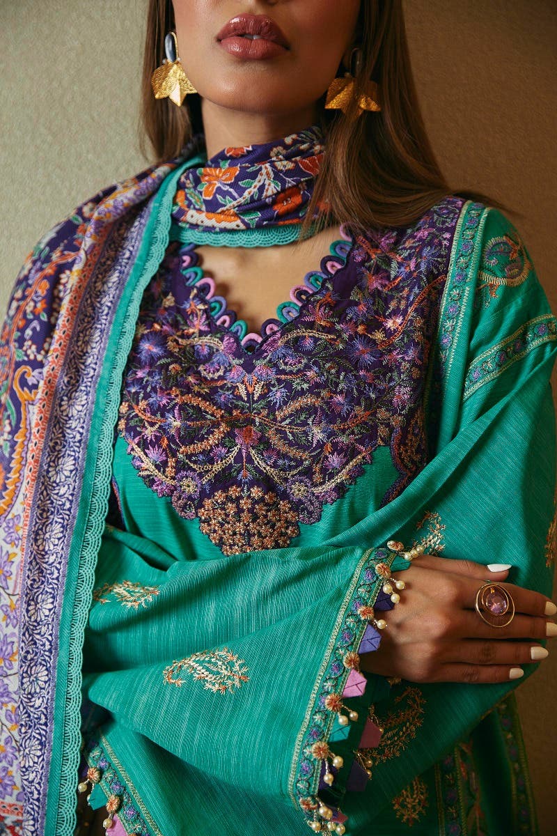 Muzlin By Sana Safinaz Stitched 3 Piece-Winter Collection