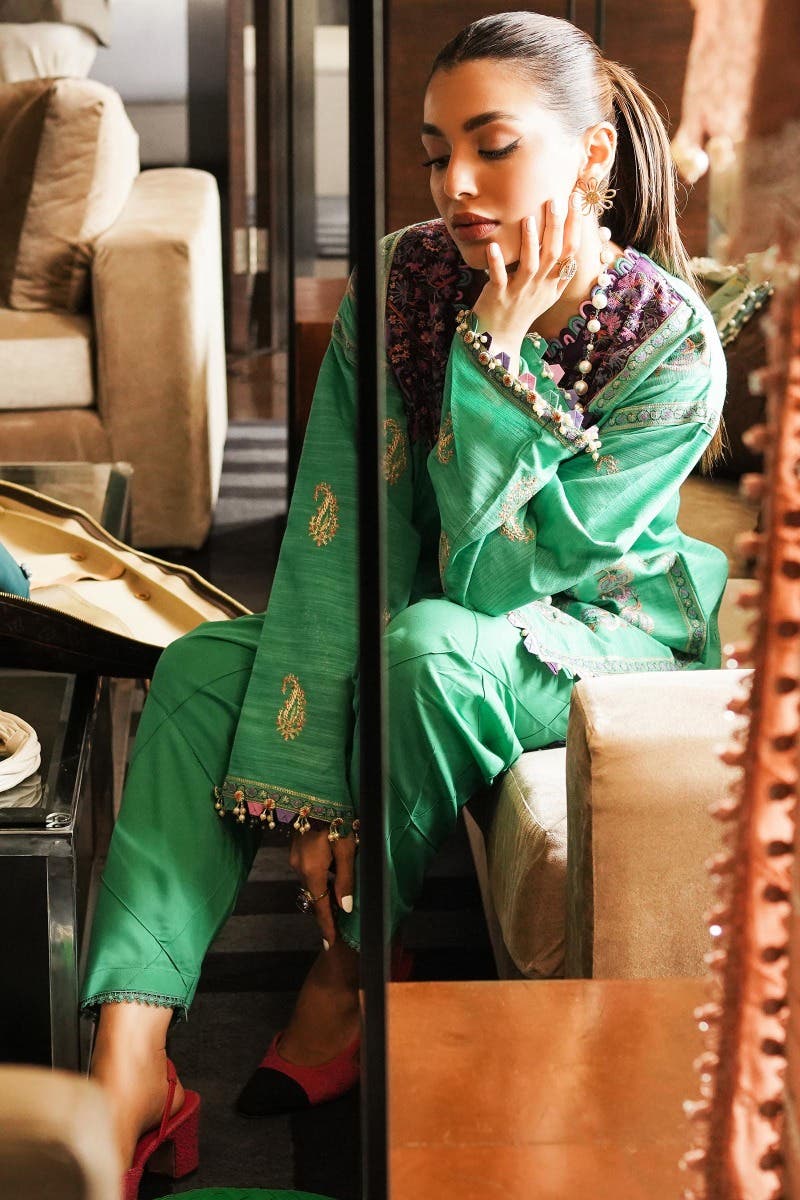 Muzlin By Sana Safinaz Stitched 3 Piece-Winter Collection