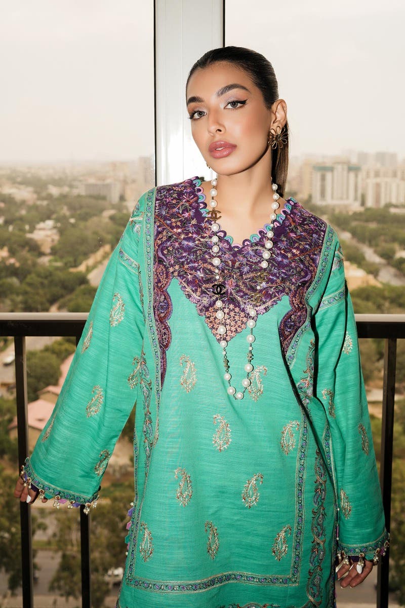 Muzlin By Sana Safinaz Stitched 3 Piece-Winter Collection