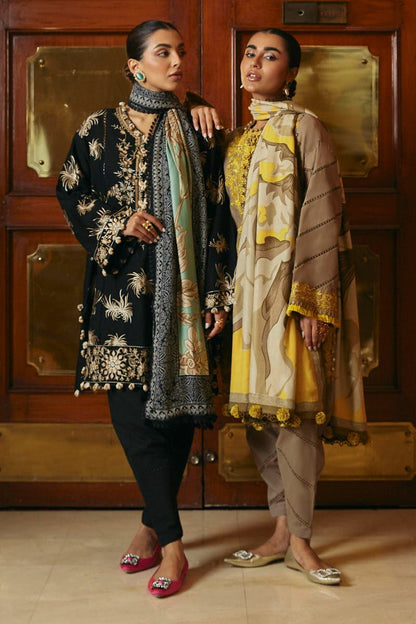 Muzlin By Sana Safinaz Stitched 3 Piece-Winter Collection