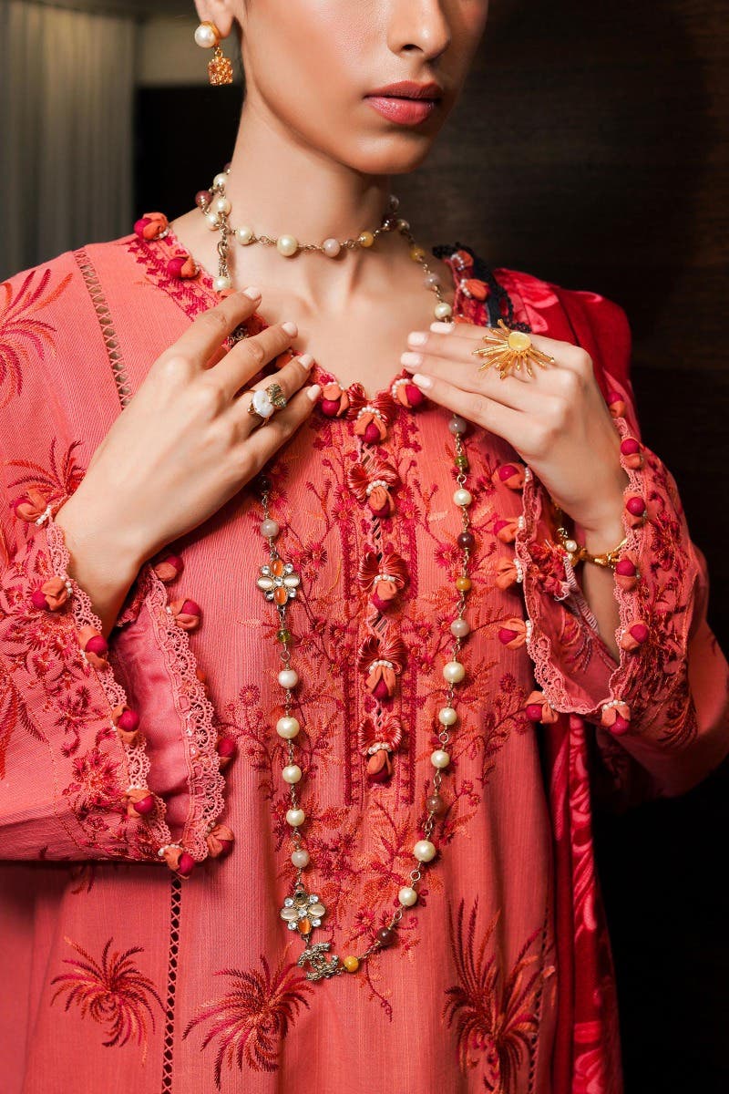 Muzlin By Sana Safinaz Stitched 3 Piece-Winter Collection