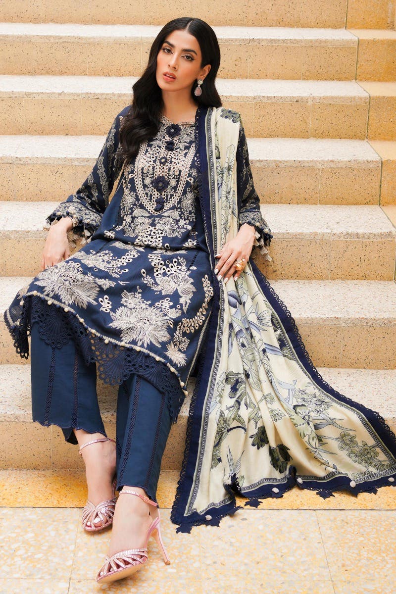 Muzlin By Sana Safinaz Stitched 3 Piece-Winter Collection