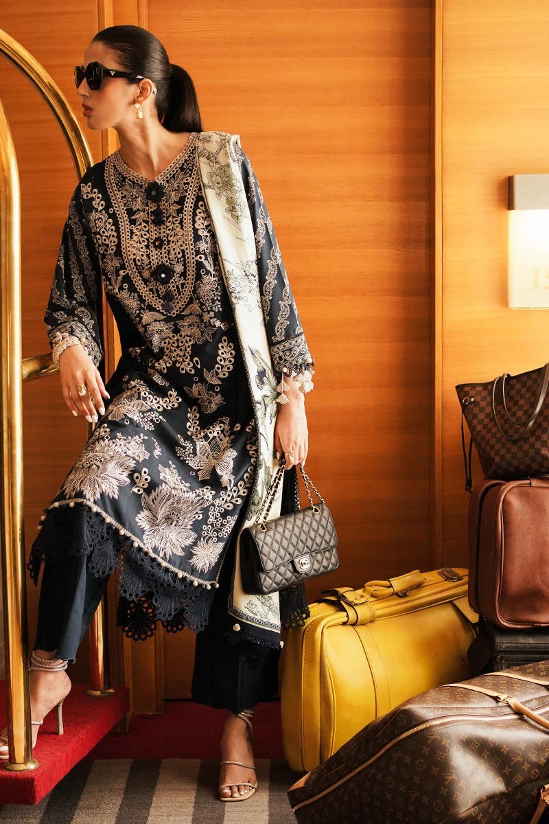 Muzlin By Sana Safinaz Stitched 3 Piece-Winter Collection
