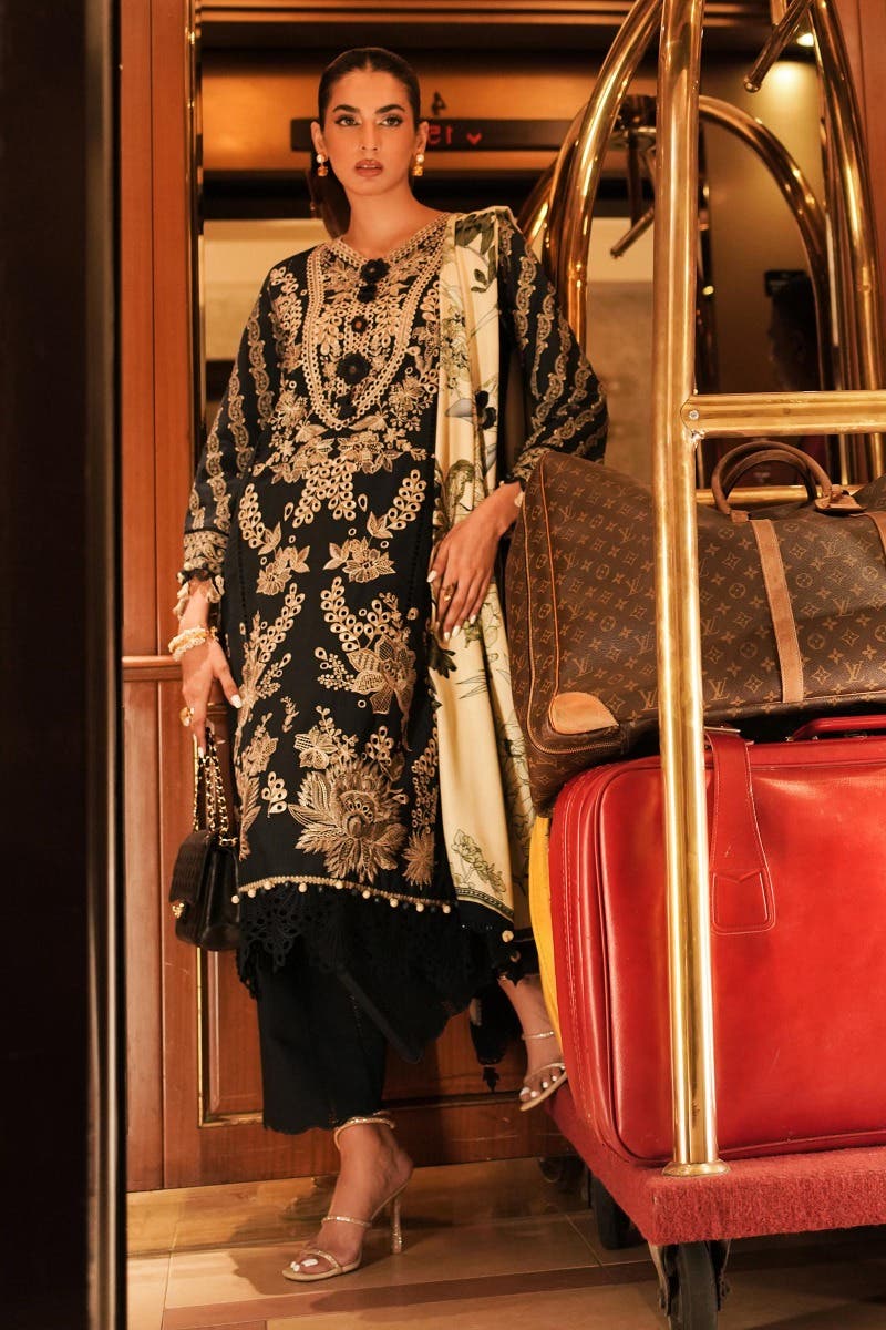 Muzlin By Sana Safinaz Stitched 3 Piece-Winter Collection
