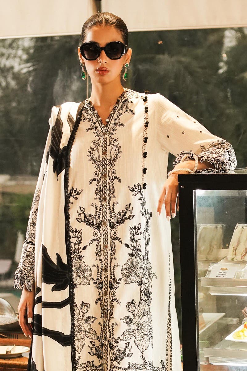 Muzlin By Sana Safinaz Stitched 3 Piece-Winter Collection