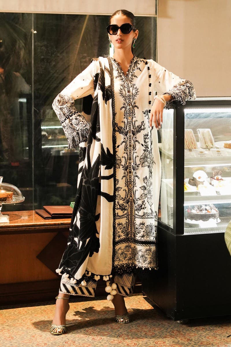 Muzlin By Sana Safinaz Stitched 3 Piece-Winter Collection