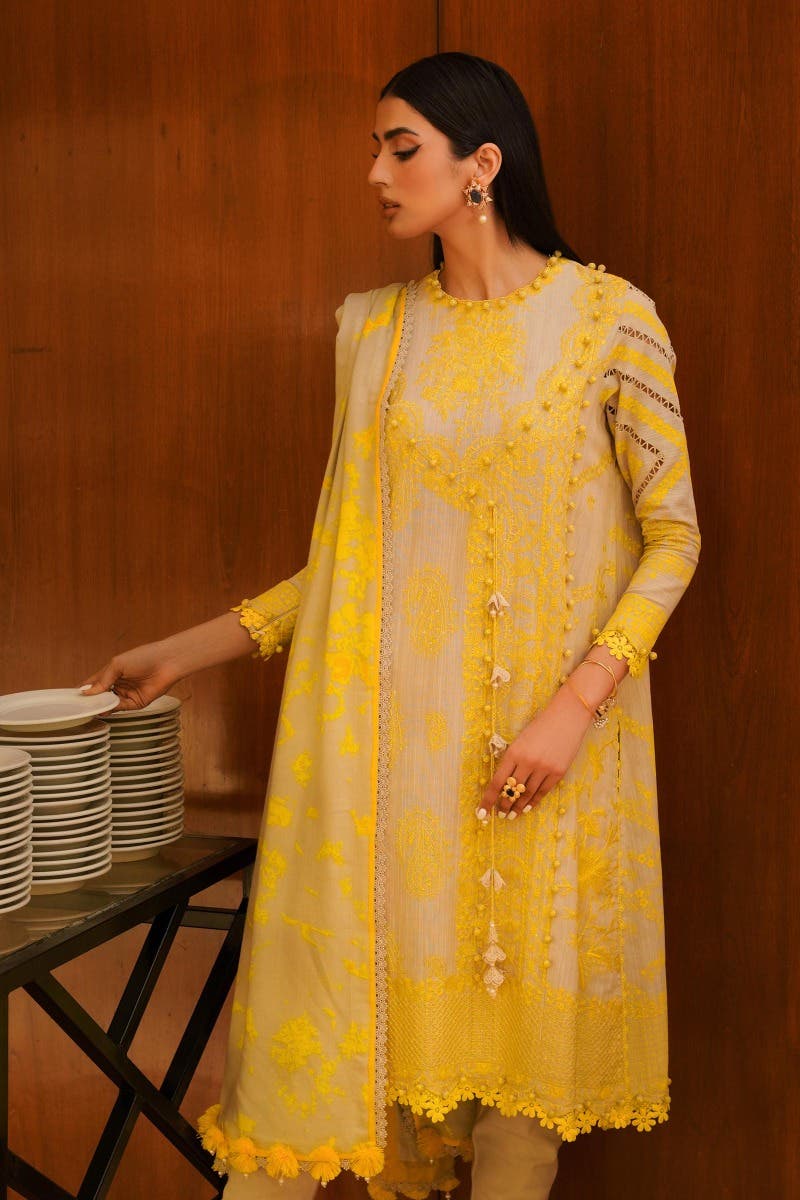Muzlin By Sana Safinaz Stitched 3 Piece-Winter Collection