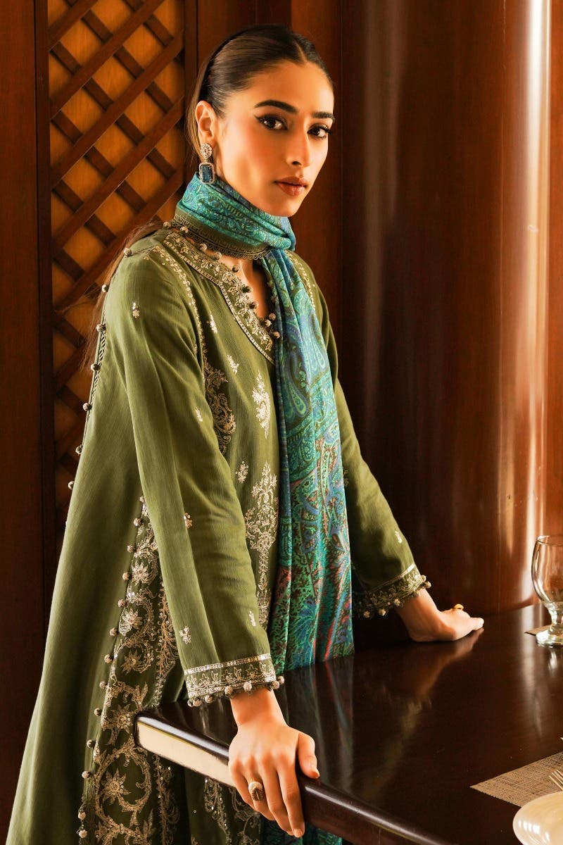 Muzlin By Sana Safinaz Stitched 3 Piece-Winter Collection