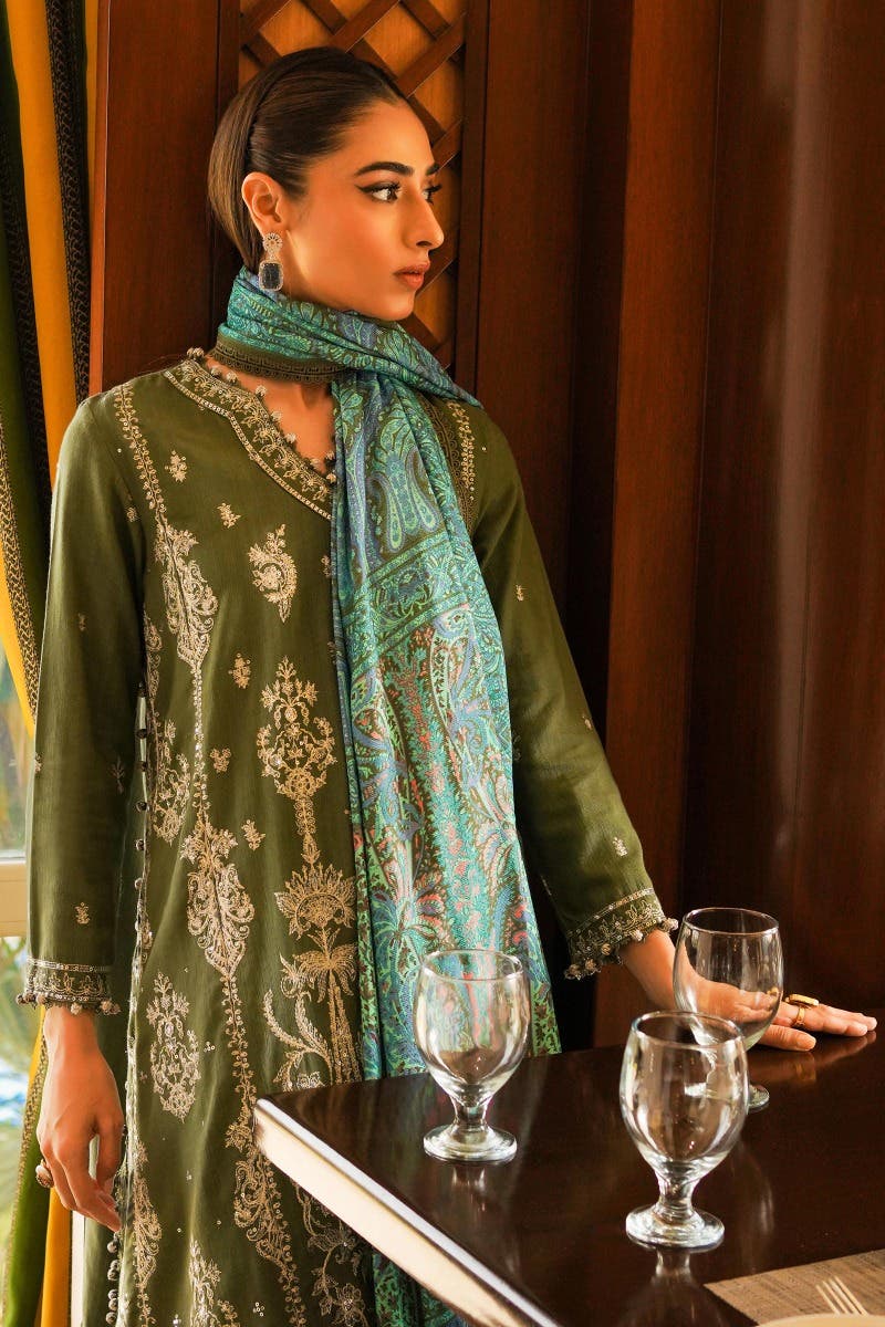Muzlin By Sana Safinaz Stitched 3 Piece-Winter Collection
