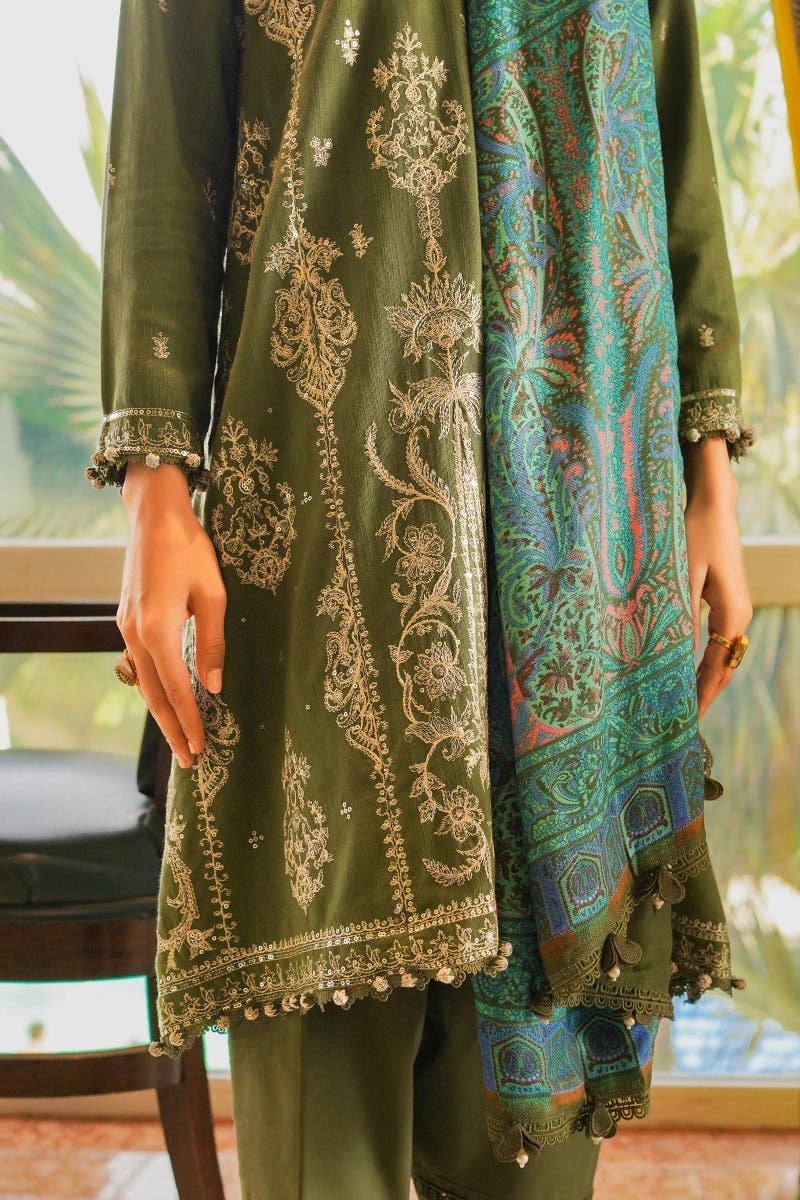Muzlin By Sana Safinaz Stitched 3 Piece-Winter Collection