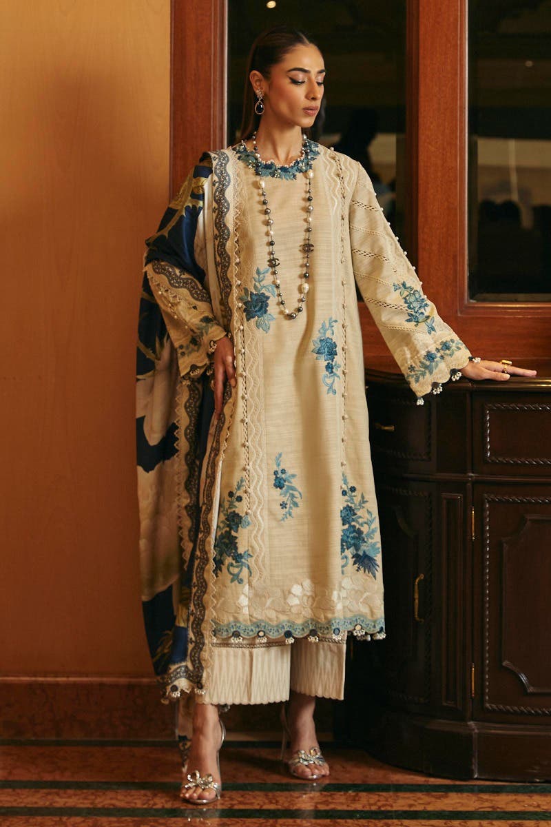 Muzlin By Sana Safinaz Stitched 3 Piece-Winter Collection