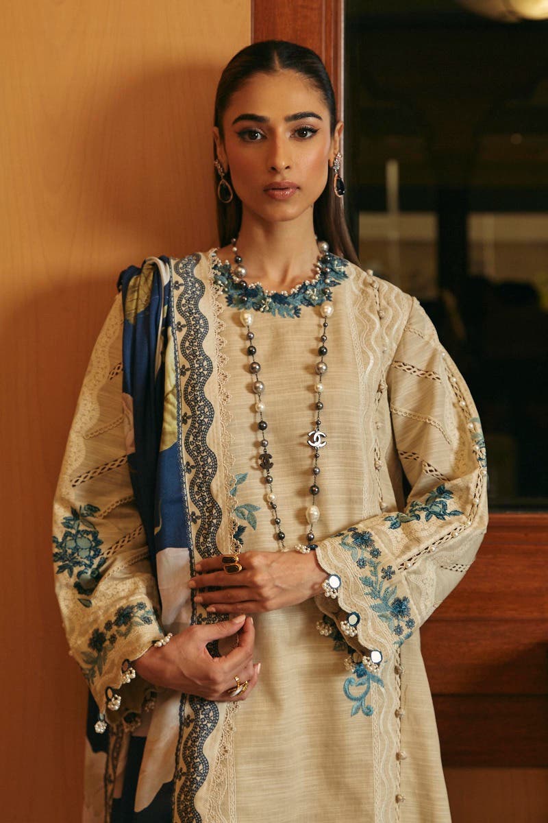 Muzlin By Sana Safinaz Stitched 3 Piece-Winter Collection