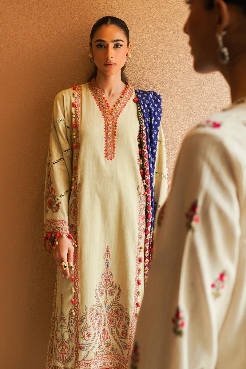 Muzlin By Sana Safinaz Stitched 3 Piece-Winter Collection