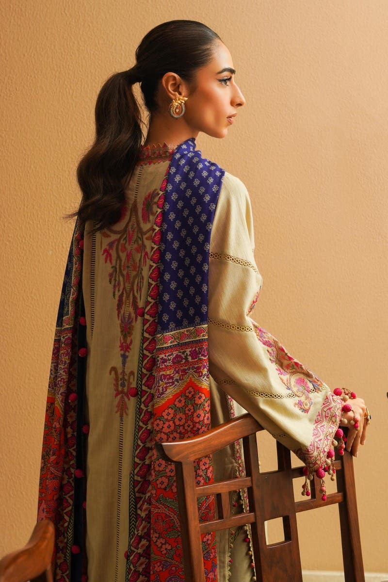 Muzlin By Sana Safinaz Stitched 3 Piece-Winter Collection