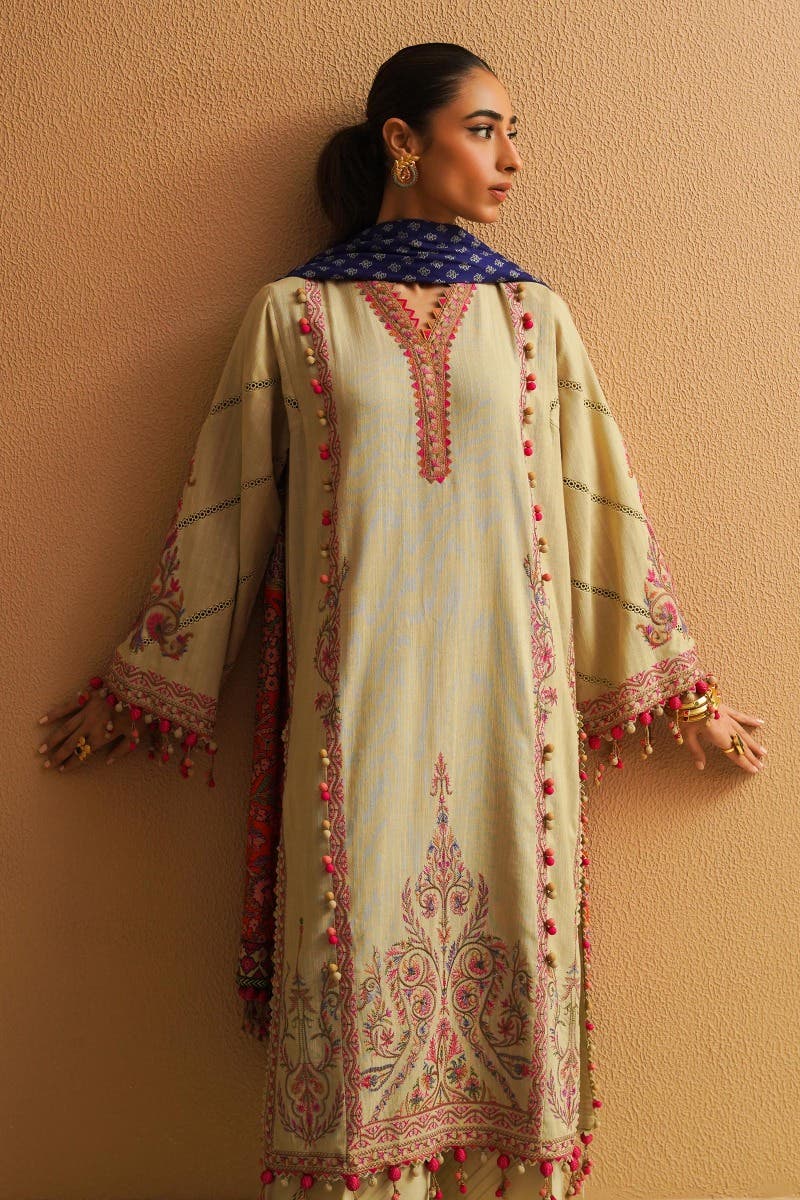 Muzlin By Sana Safinaz Stitched 3 Piece-Winter Collection