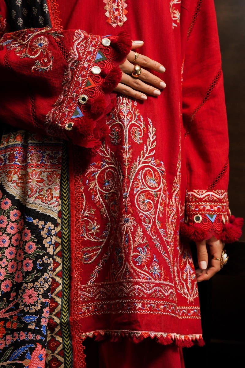 Muzlin By Sana Safinaz Stitched 3 Piece-Winter Collection