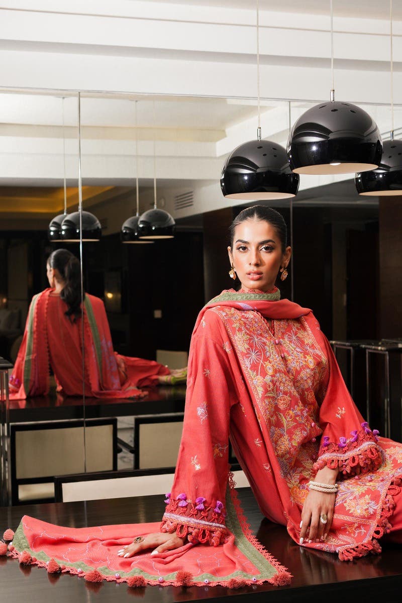 Muzlin By Sana Safinaz Stitched 3 Piece-Winter Collection