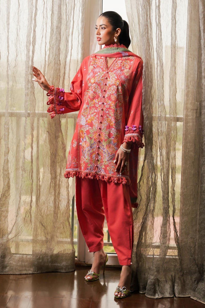 Muzlin By Sana Safinaz Stitched 3 Piece-Winter Collection