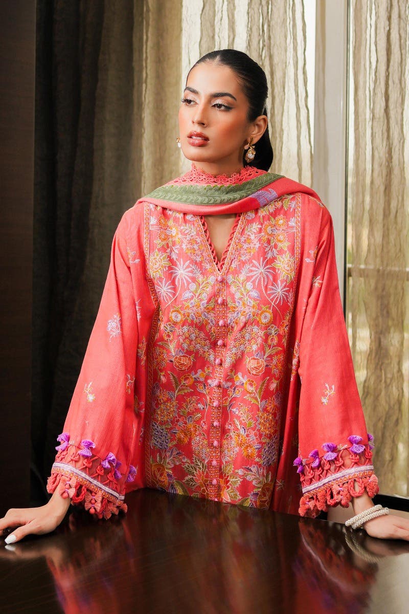 Muzlin By Sana Safinaz Stitched 3 Piece-Winter Collection