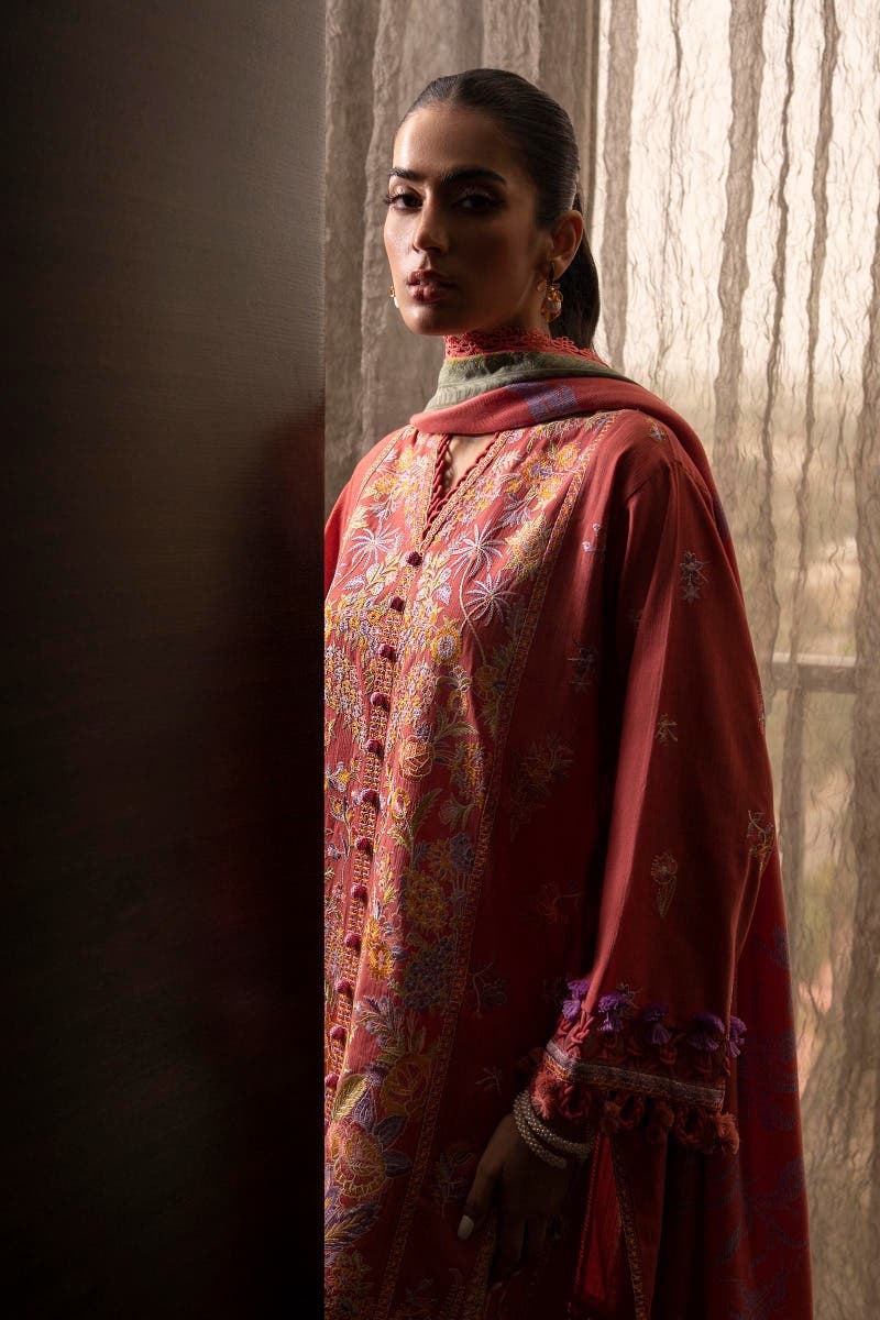 Muzlin By Sana Safinaz Stitched 3 Piece-Winter Collection