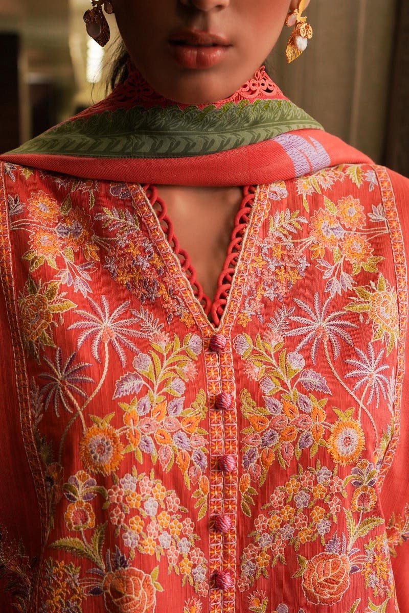 Muzlin By Sana Safinaz Stitched 3 Piece-Winter Collection