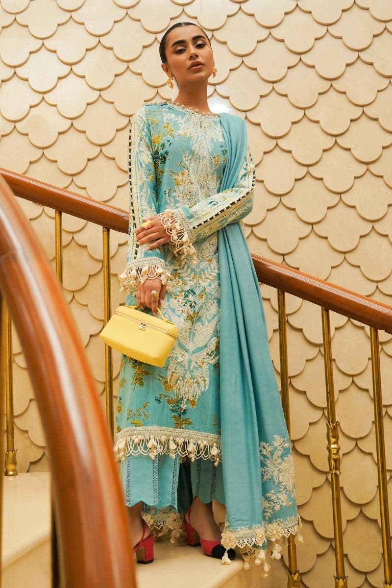Muzlin By Sana Safinaz Stitched 3 Piece-Winter Collection