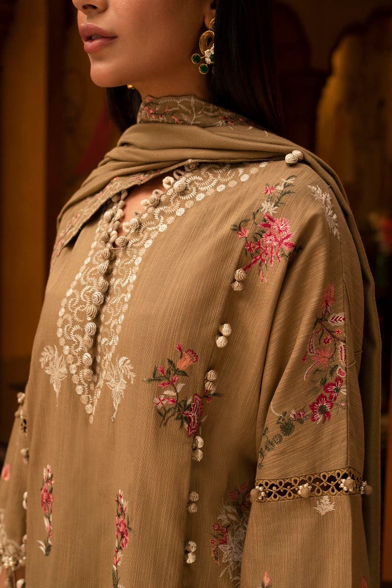 Muzlin By Sana Safinaz Stitched 3 Piece-Winter Collection