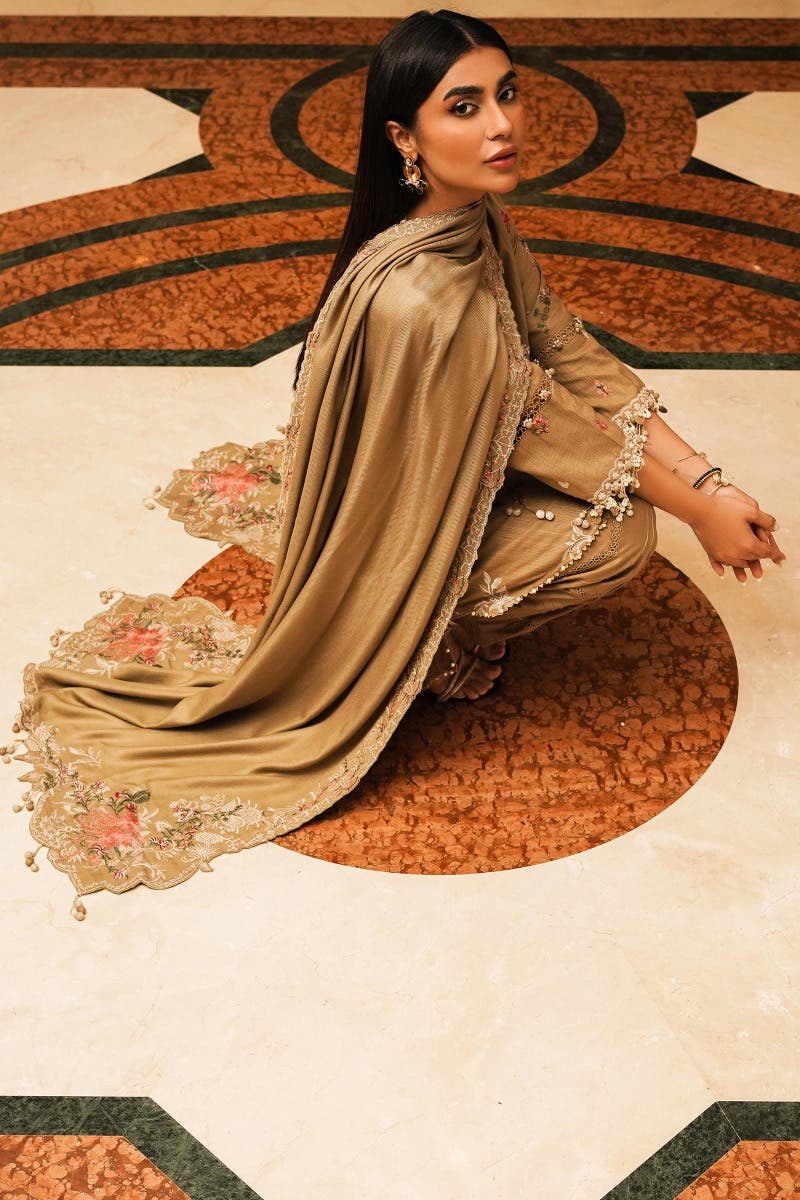 Muzlin By Sana Safinaz Stitched 3 Piece-Winter Collection