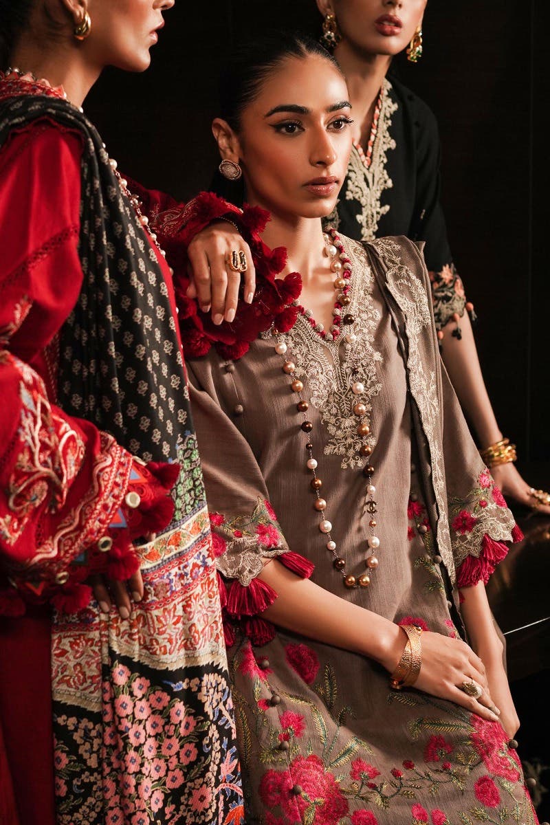 Muzlin By Sana Safinaz Stitched 3 Piece-Winter Collection