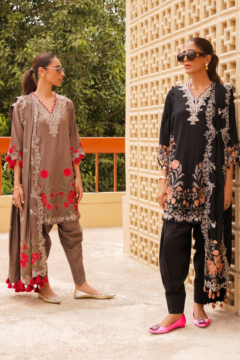 Muzlin By Sana Safinaz Stitched 3 Piece-Winter Collection