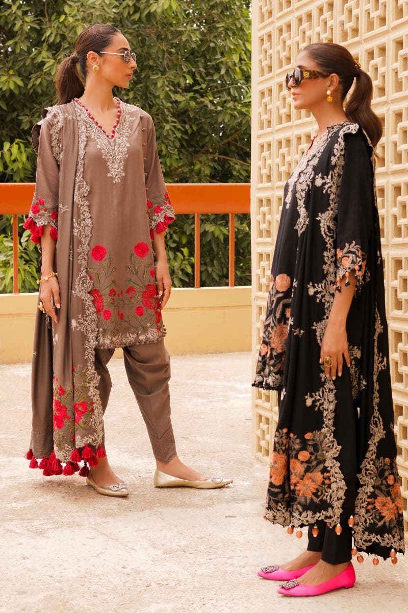Muzlin By Sana Safinaz Stitched 3 Piece-Winter Collection