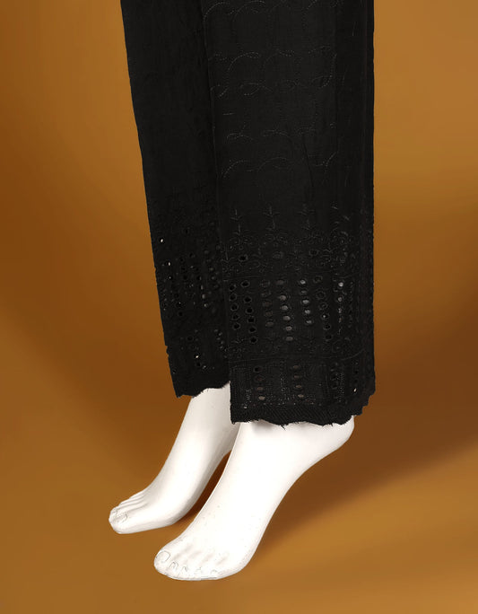 STRAIGHT EMBROIDERED PANT