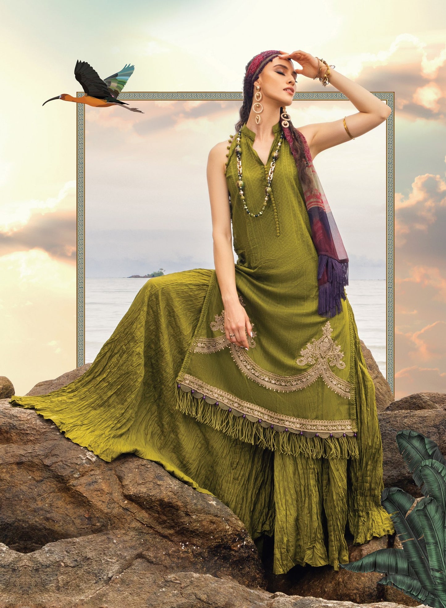 3PCS Lawn Dress -Maria B