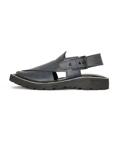ASH GREY MEN PESHAWARI CHAPPAL-J.