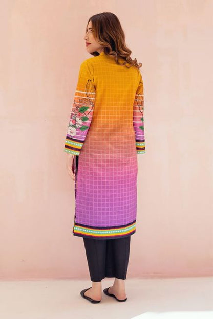 Gamboge Orange Lawn Shirt By Zellbury
